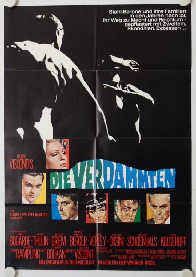 Die Verdammten originales deutsches Filmplakat